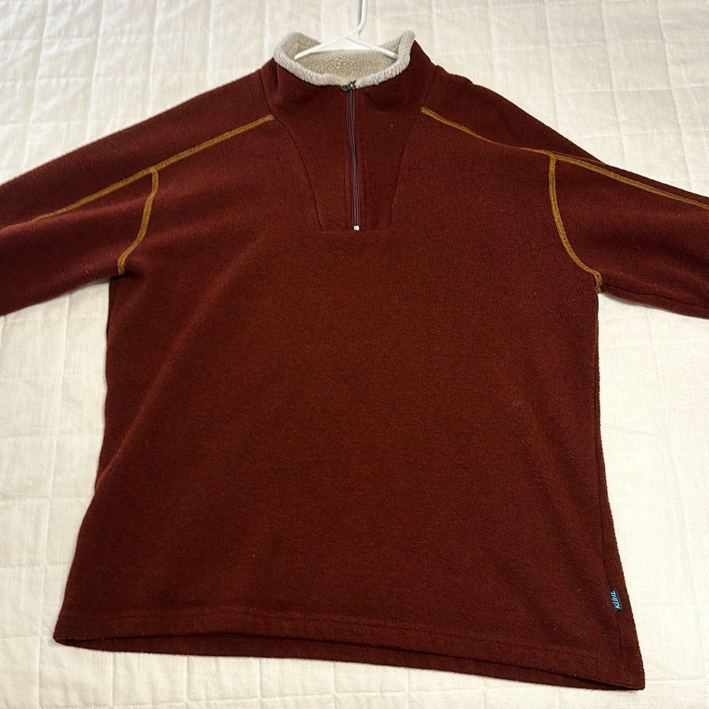 Kuhl Men's Rust Half-Zip Sweater